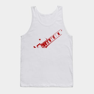 Red guitar neck Tank Top